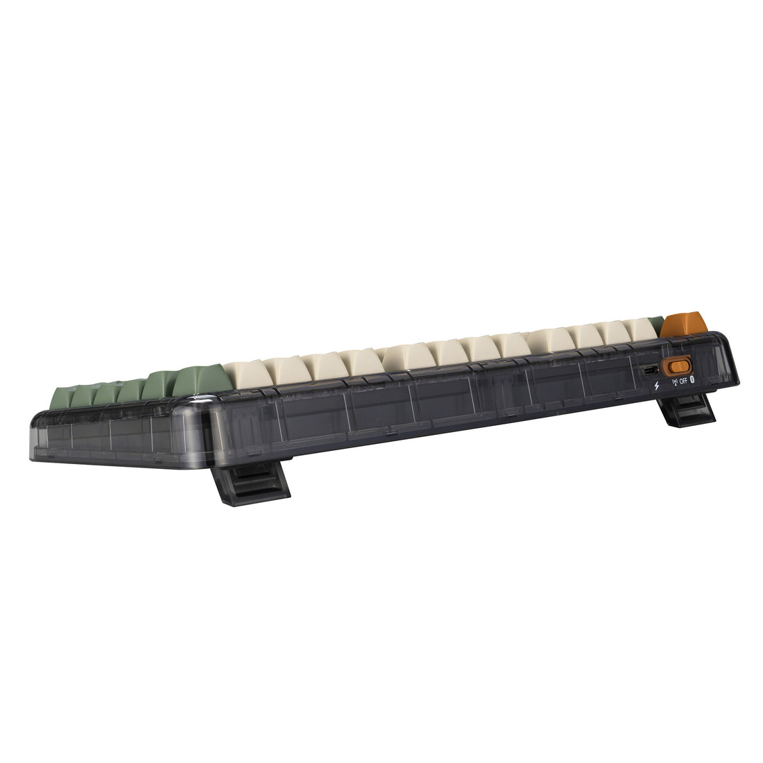 ASUS Jelly75 KD201 keyboard Universal USB + RF Wireless + Bluetooth Green, Beige, Orange - image 6