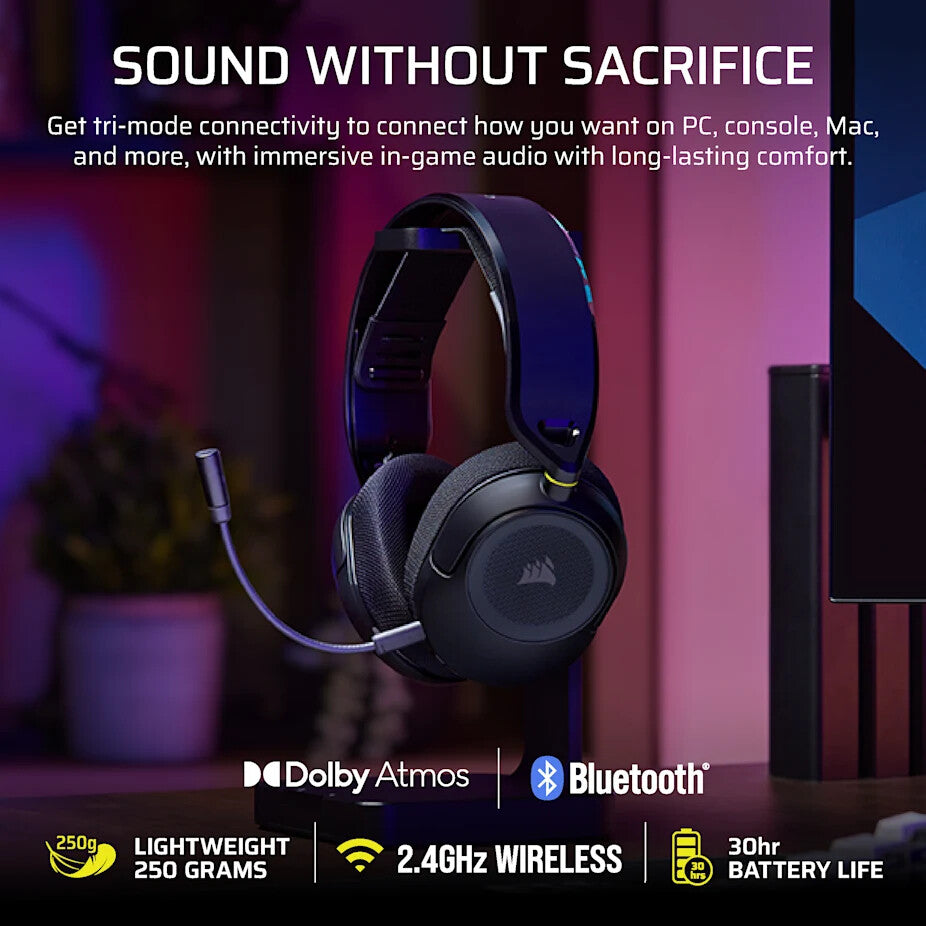 Corsair HS35 v3 Headset Wireless Head-band Gaming Bluetooth Black - image 2