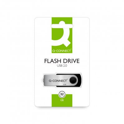 Q-CONNECT KF76970 USB flash drive 32 GB USB Type-A 2.0 Black, Silver - image 3
