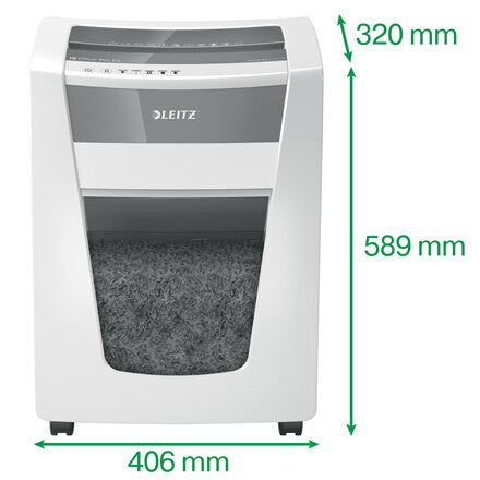 Leitz IQ Office Pro paper shredder Cross shredding 55 dB 23 cm White - image 3
