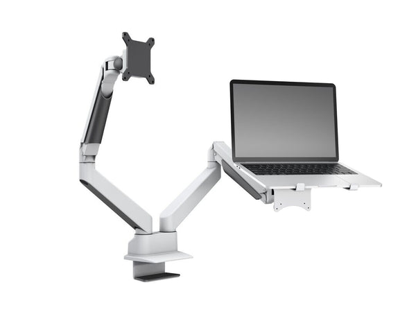 Multibrackets M VESA Gas Lift Arm Dual Arm w, Laptop Holder White