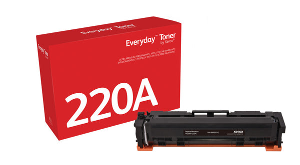 Everyday™ Black Toner by Xerox compatible with HP 220A (W2200A), Standard capacity