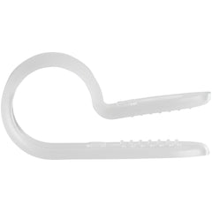 StarTech.com 100 Pack Screw Mount Cable Clamps - Large 7.9mm Bundle Cable Fastener/Holder - R-Type Single Reusable Nylon Clip - Screw Down Ethernet Cord Management Clamp - UL/94V-2 Rated TAA