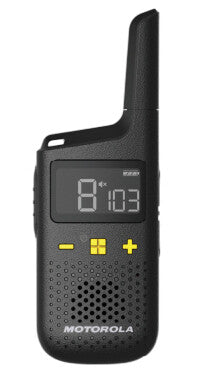 Motorola D3P01610BDLMAW two-way radio 16 channels 446.0-446.2 MHz Black