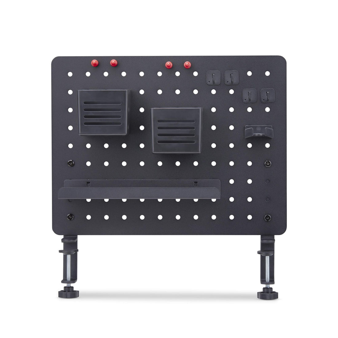 StarTech.com Clamp-On Pegboard with Accessories, 16.5 x 12.5in (42 x 32cm), Steel Pegboard, Desktop Storage - image 9