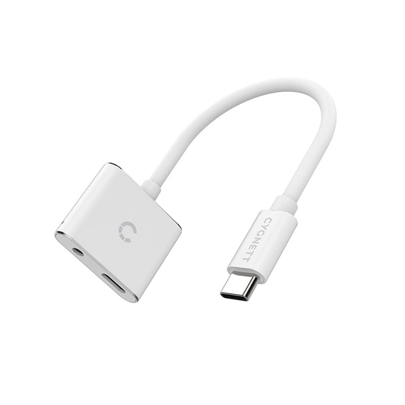 Cygnett CY2866PCCPD audio cable 0.13 m 3.5mm USB Type-C White