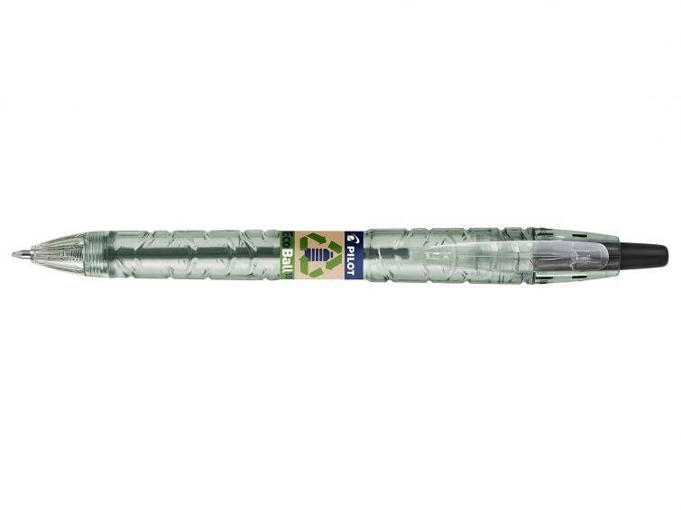 Pilot B2P Ecoball Black Clip-on retractable ballpoint pen Medium