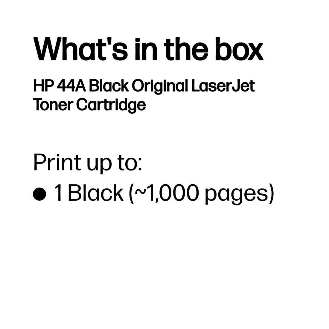 HP 44A Black Original LaserJet Toner Cartridge - image 4