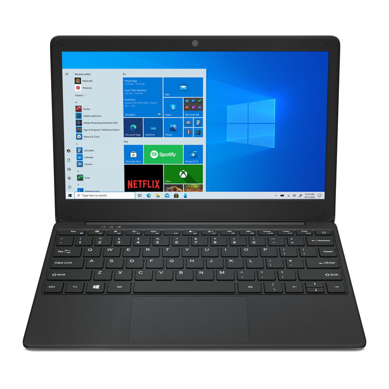 Geo Computers GeoBook 2E 12.5-inch Laptop for Education - Intel Celeron, 4GB RAM, Windows 10 Pro Education
