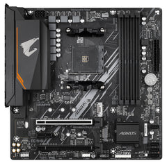 GIGABYTE B550M AORUS ELITE Motherboard - AMD Ryzen 5000 CPUs, 5+3 Phases VRM, up to 4733MHz DDR4, 1xPCIe 4.0 + 1xPCIe 3.0 M.2, 1GbE LAN, USB 3.2 Gen 1