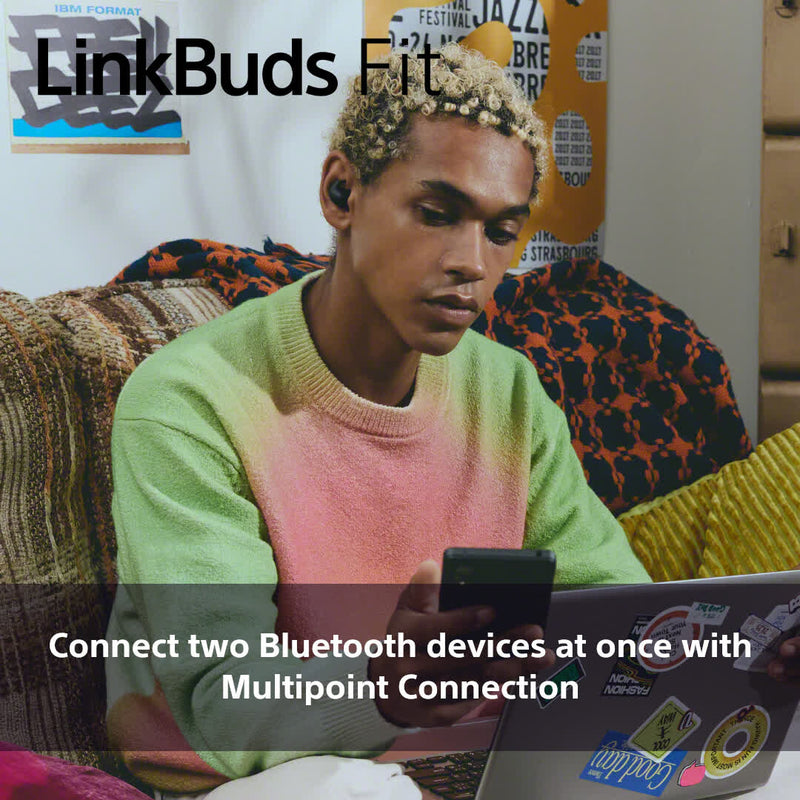 Sony LinkBuds Fit WFLS910NB headphones/headset Wireless In-ear Calls/Music Bluetooth Black