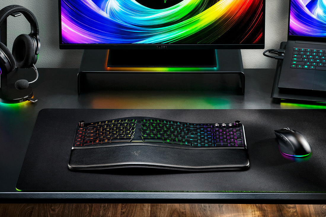Razer Pro Type Ergo keyboard Universal USB + RF Wireless + Bluetooth QWERTY US English Black - image 3