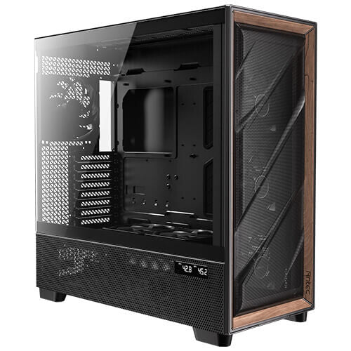 Antec FLUX PRO EUV Full Tower Black, Wood