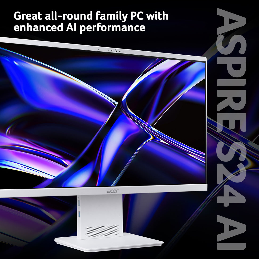 Acer Aspire S24-B All-in-One Desktop - Intel Ultra 5 226V, 16GB, 512GB SSD, Integrated Intel ARC Graphics - image 11