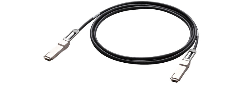 Allied Telesis AT-QSFP28-1CU Serial Attached SCSI (SAS) cable 1 m 25.8 Gbit/s Black, Silver