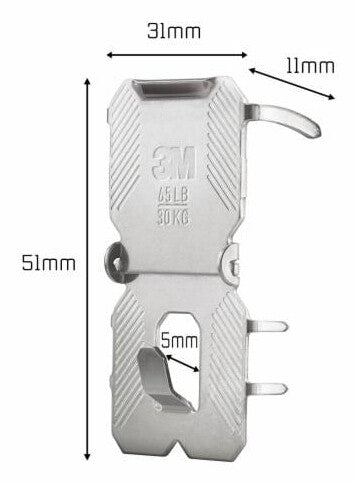 3M CLAW Plasterboard Picture Hanger 30 kg - image 4