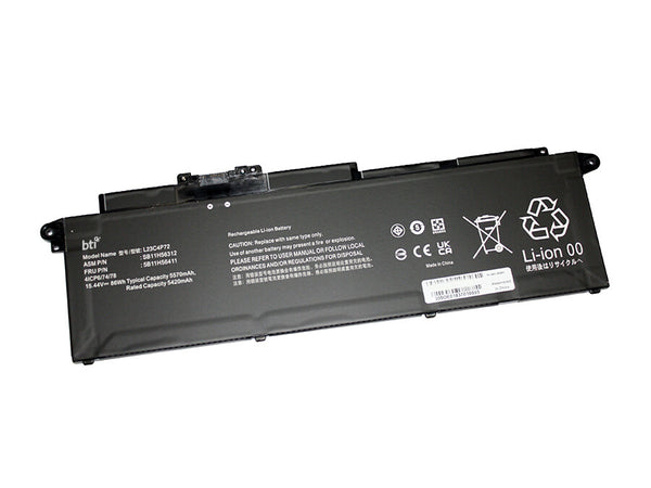 BTI SB11H56313 compatible 86Wh 4-cell battery for LENOVO THINKPAD P16S G4 T16 G3 G4
