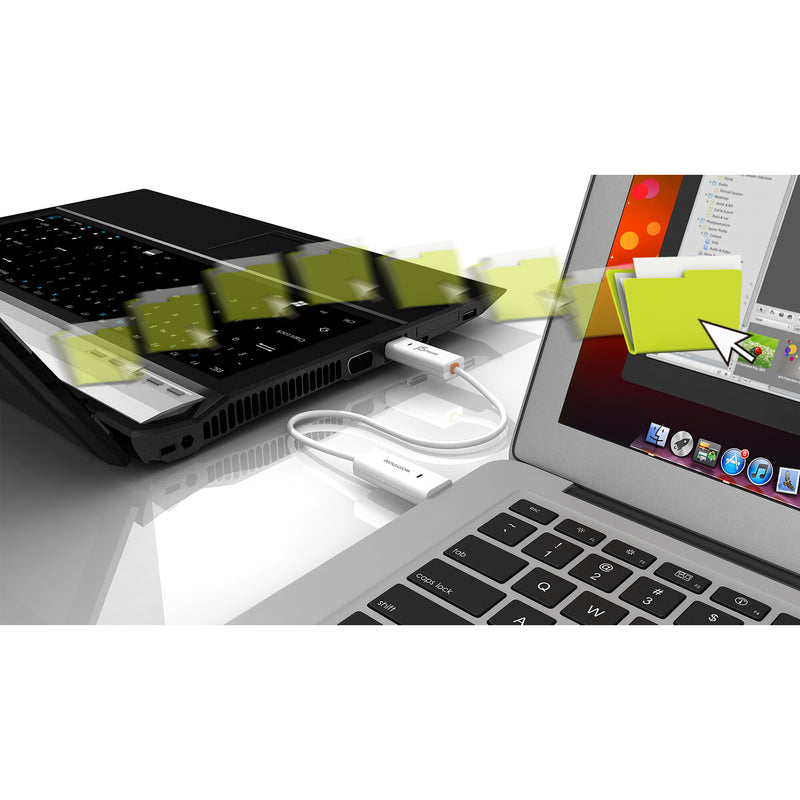 j5create JUC400 Wormhole™ Switch - Windows® & Mac®, White, 1.8 m