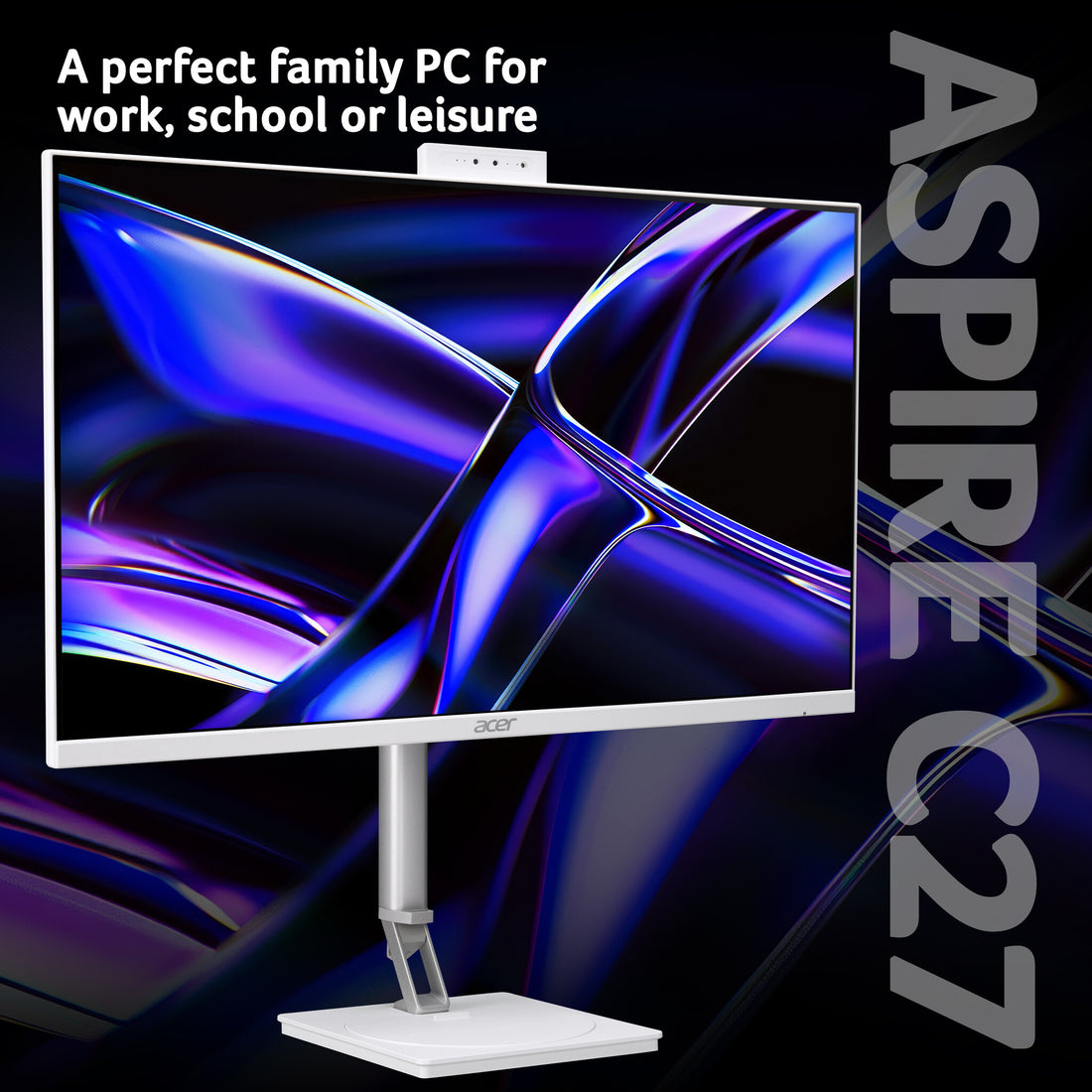 Acer Aspire C27D – 27" Full HD (1920×1080), Intel Core 5 320, 16GB LPDDR5, 512GB SSD, Windows 11 All-in-One - image 3
