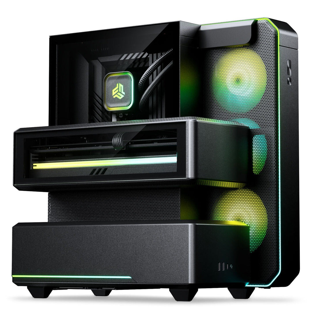 Phanteks EX5 Mid Tower Chamber Case - Satin Black