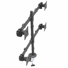 StarTech.com Desk Mount Quad Monitor Arm - Ergonomic VESA 4 Monitor Mount 2x2 up to 27