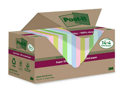Post-It 7100284782 note paper Square Blue, Green, Pink, Purple 70 sheets Self-adhesive - image 2