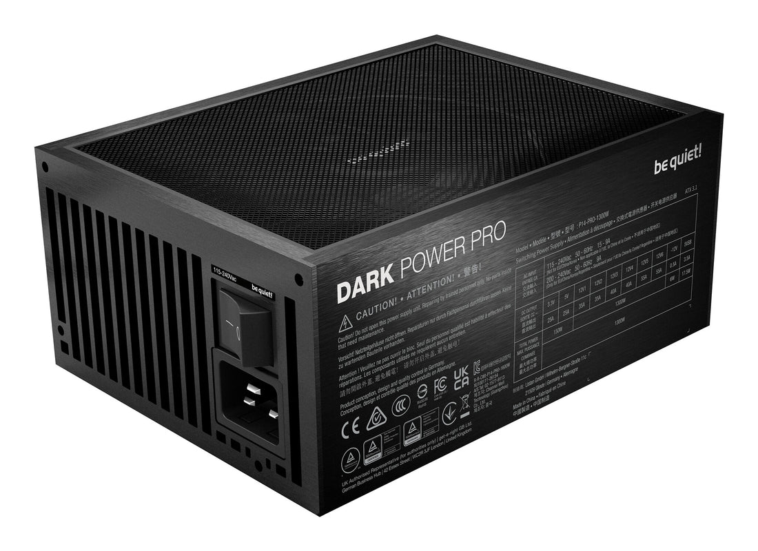 be quiet! Dark Power Pro 14 IO power supply unit 1300 W 20+4 pin ATX ATX Black - image 3