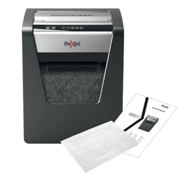 Rexel M510 paper shredder Micro-cut shredding 60 dB 22.3 cm Black, Silver - image 2