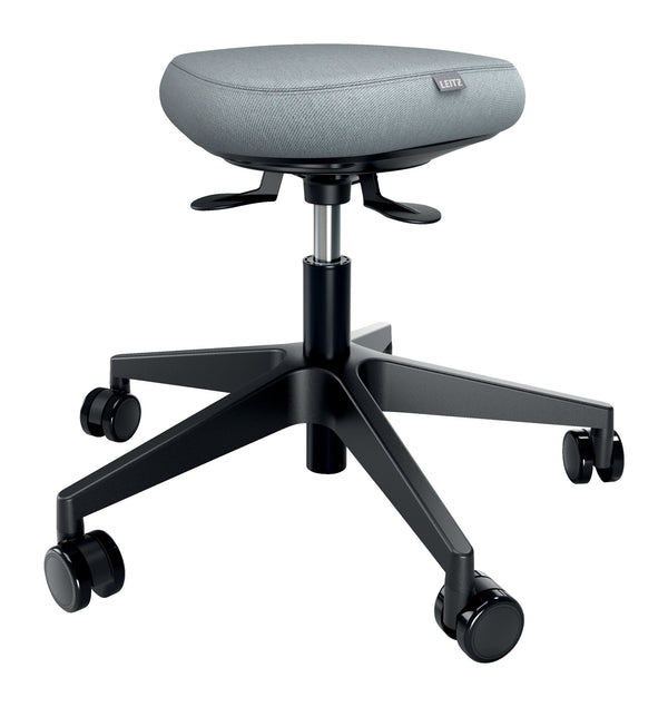 Leitz Ergo Active Sitting Stool with Wheels and Wobble Comfort Seat