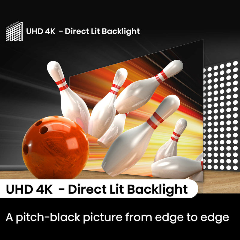 Hisense 55A6NTUK TV 139.7 cm (55") 4K Ultra HD Smart TV Wi-Fi Black 300 cd/m²