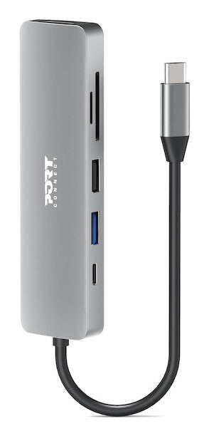 Port Designs 900162 interface hub USB Type-C Silver | Back to the Office