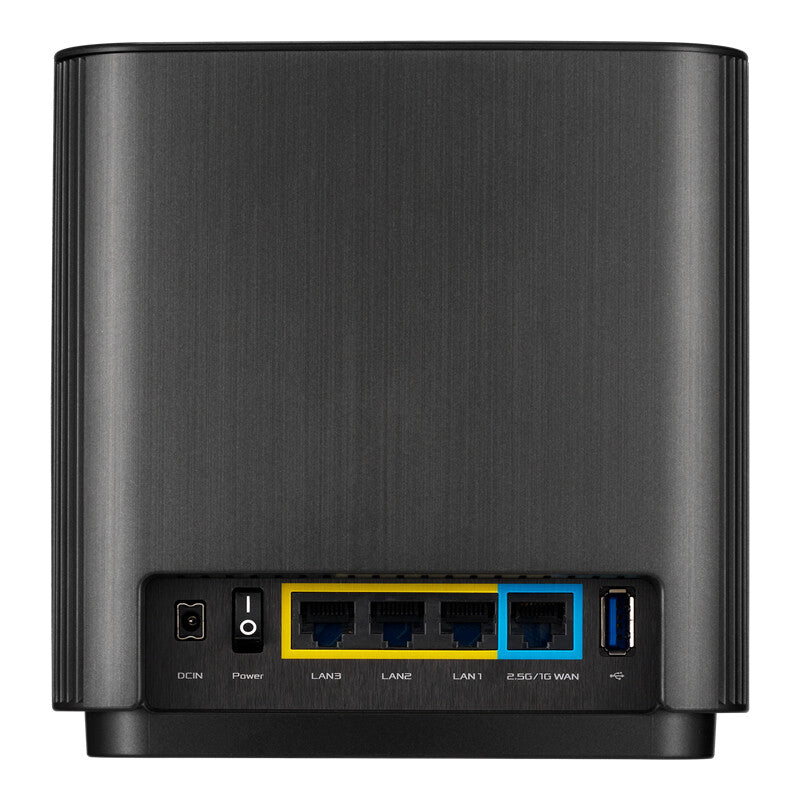 ASUS ZenWiFi AX XT8 (B-1-PK) wireless router Gigabit Ethernet Tri-band (2.4 GHz / 5 GHz / 5 GHz) Black