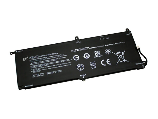 BTI 29Wh 4 cell KK04029XL-PL compatible battery for HP - COMPAQ PRO X2 612 G1 TABLET 612 TABLET