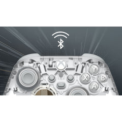 Microsoft Ghost Cipher Gold, Light grey, Transparent Bluetooth/USB Gamepad Analogue / Digital Android, PC, Xbox One, Xbox Series S, Xbox Series X, iOS