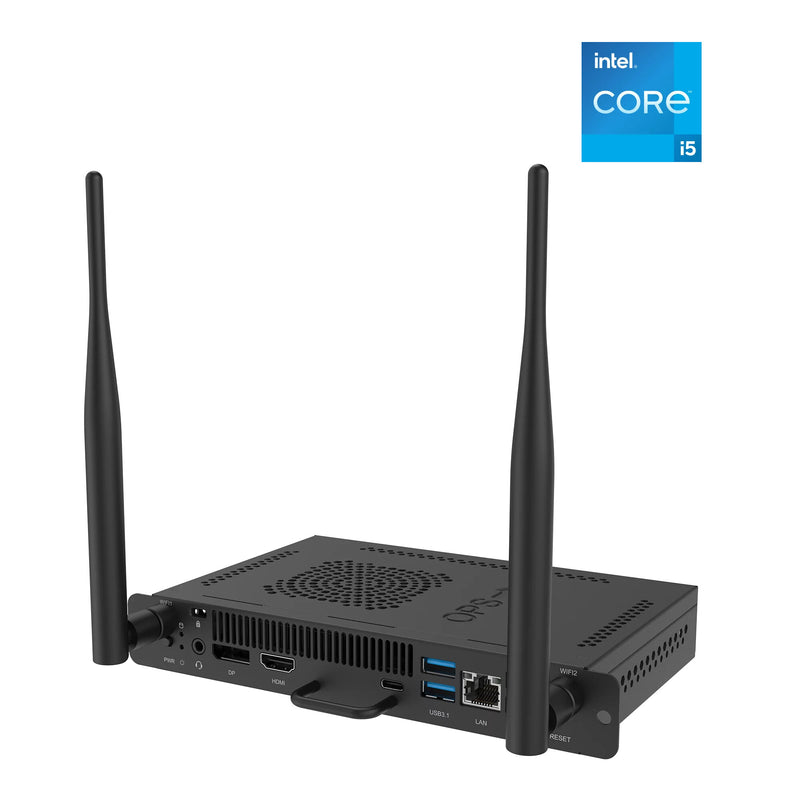 BenQ TEY41-i5 Intel® Core™ i5 i5-1235U 16 GB DDR4-SDRAM 256 GB SSD Windows 11 Pro Rack-mounted chassis PC Black