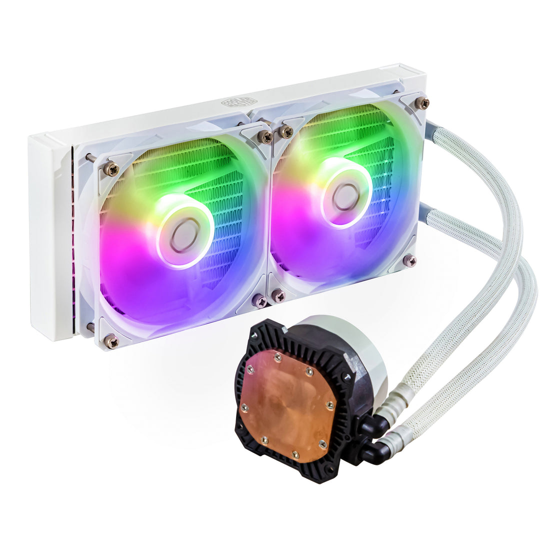 Cooler Master MasterLiquid 240L Core ARGB White Processor All-in-one liquid cooler 12 cm - image 2