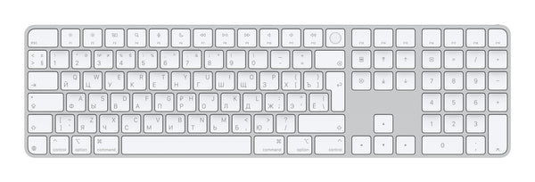 Apple Magic keyboard Universal USB + Bluetooth QWERTY Russian White