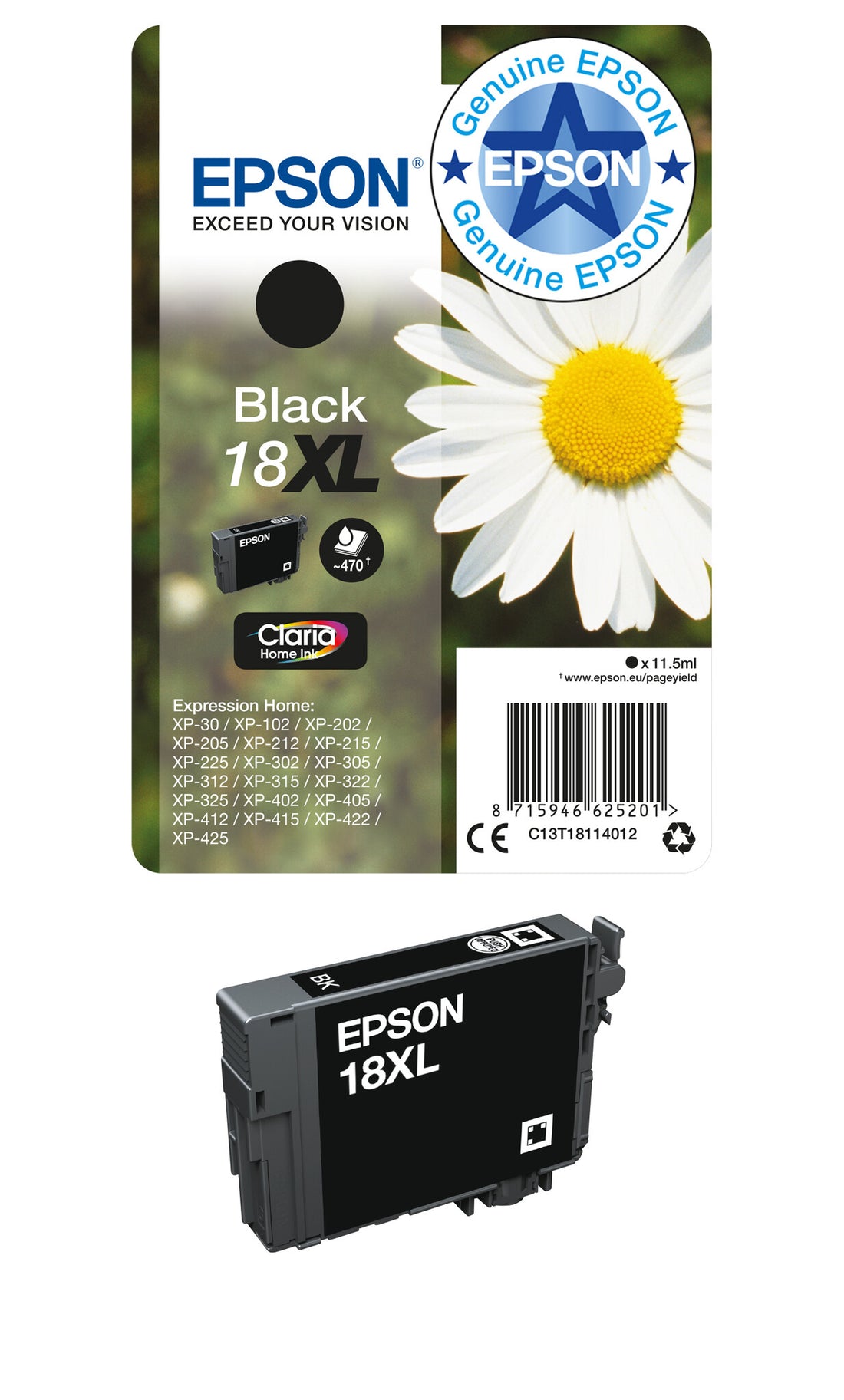 Epson Daisy 18 Claria Home Single Magenta Ink - image 6