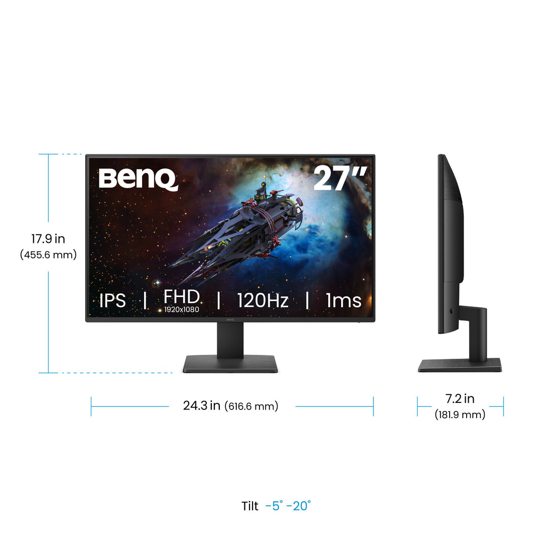 BenQ 27" Full HD 120Hz Gaming Monitor (GW2791P)