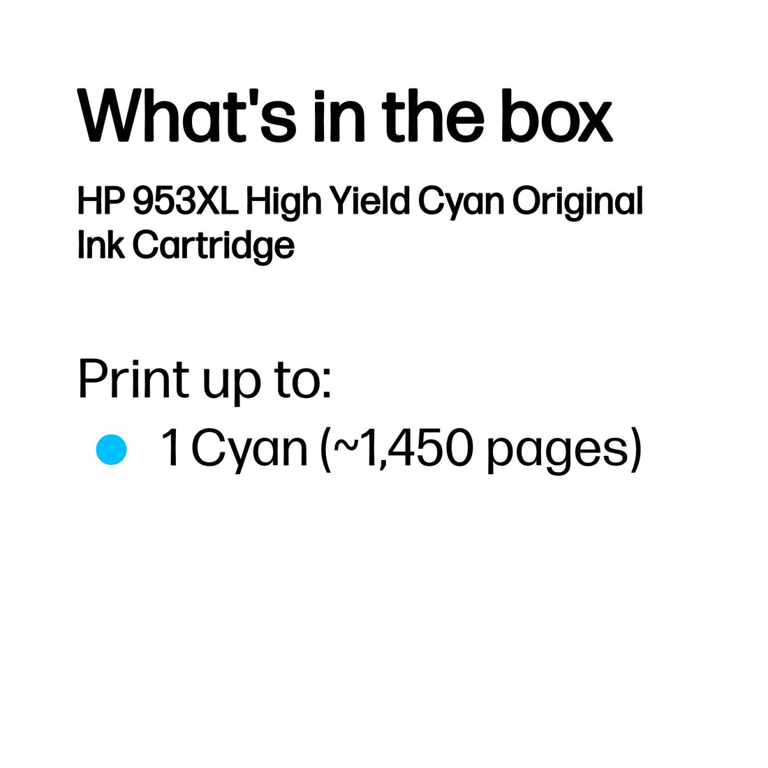HP 953XL High Yield Cyan Original Ink Cartridge - image 3