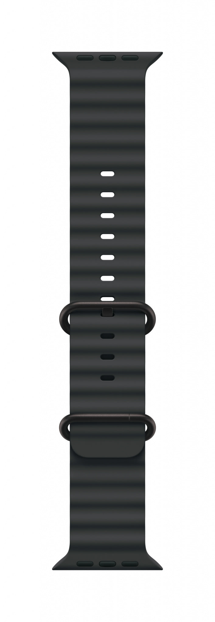 Apple 49mm Navy Ocean Band - Black Titanium Finish