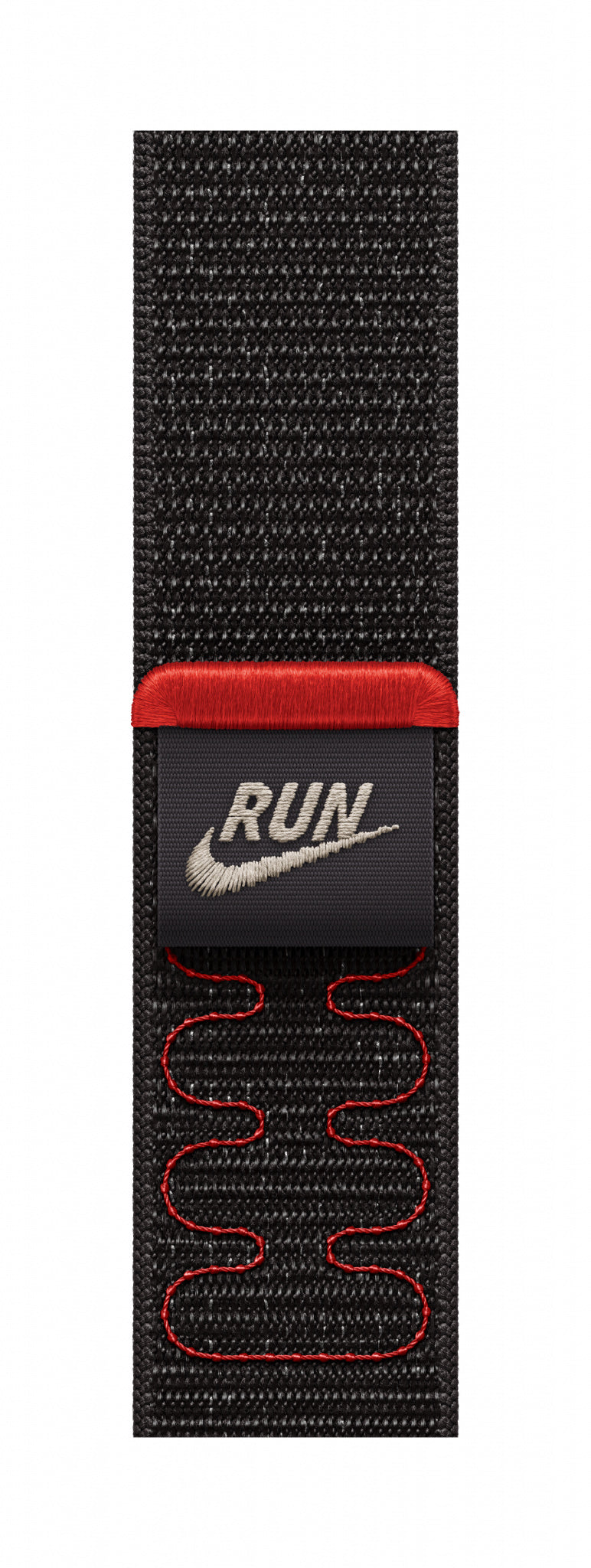 Apple Nike Sport Loop Band Black Nylon, Recycled polyester, Spandex