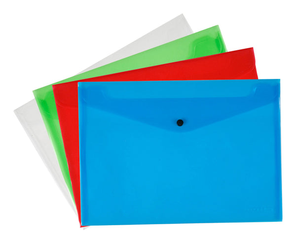 Q-CONNECT Document Folder, A4 – assorted colours