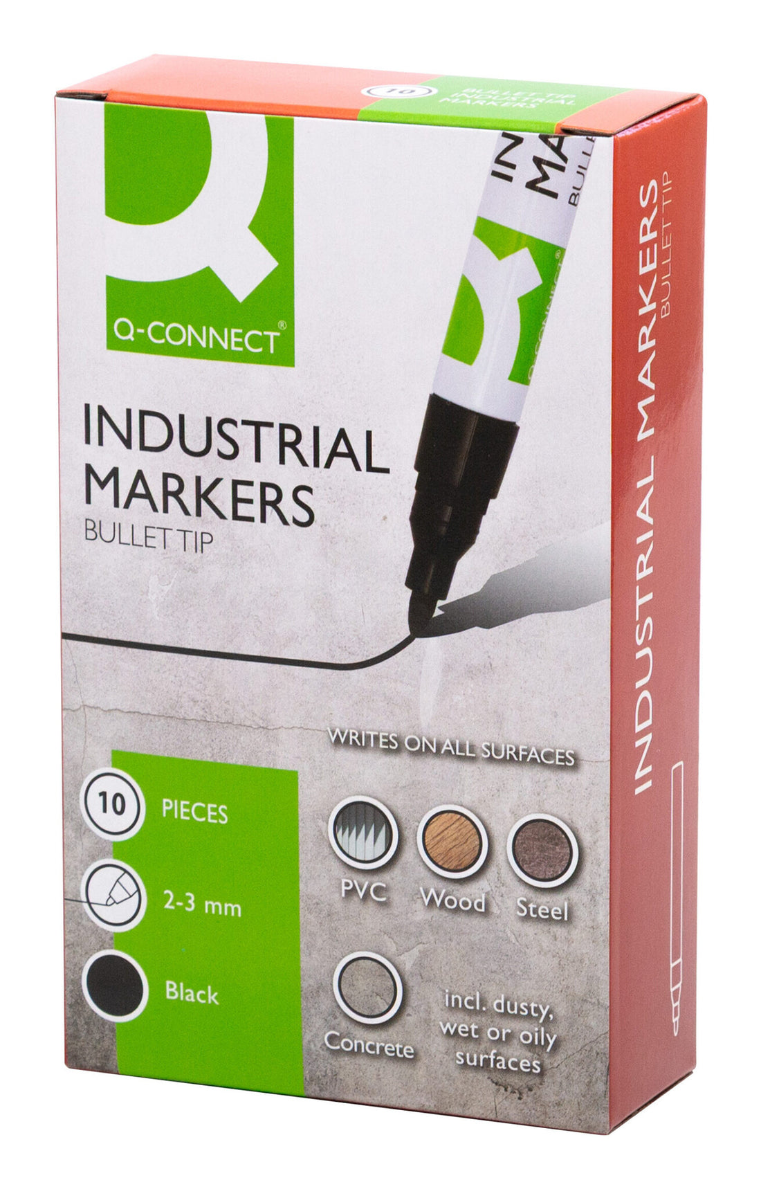 Q-CONNECT Bullet tip Industrial marker – Black - image 3