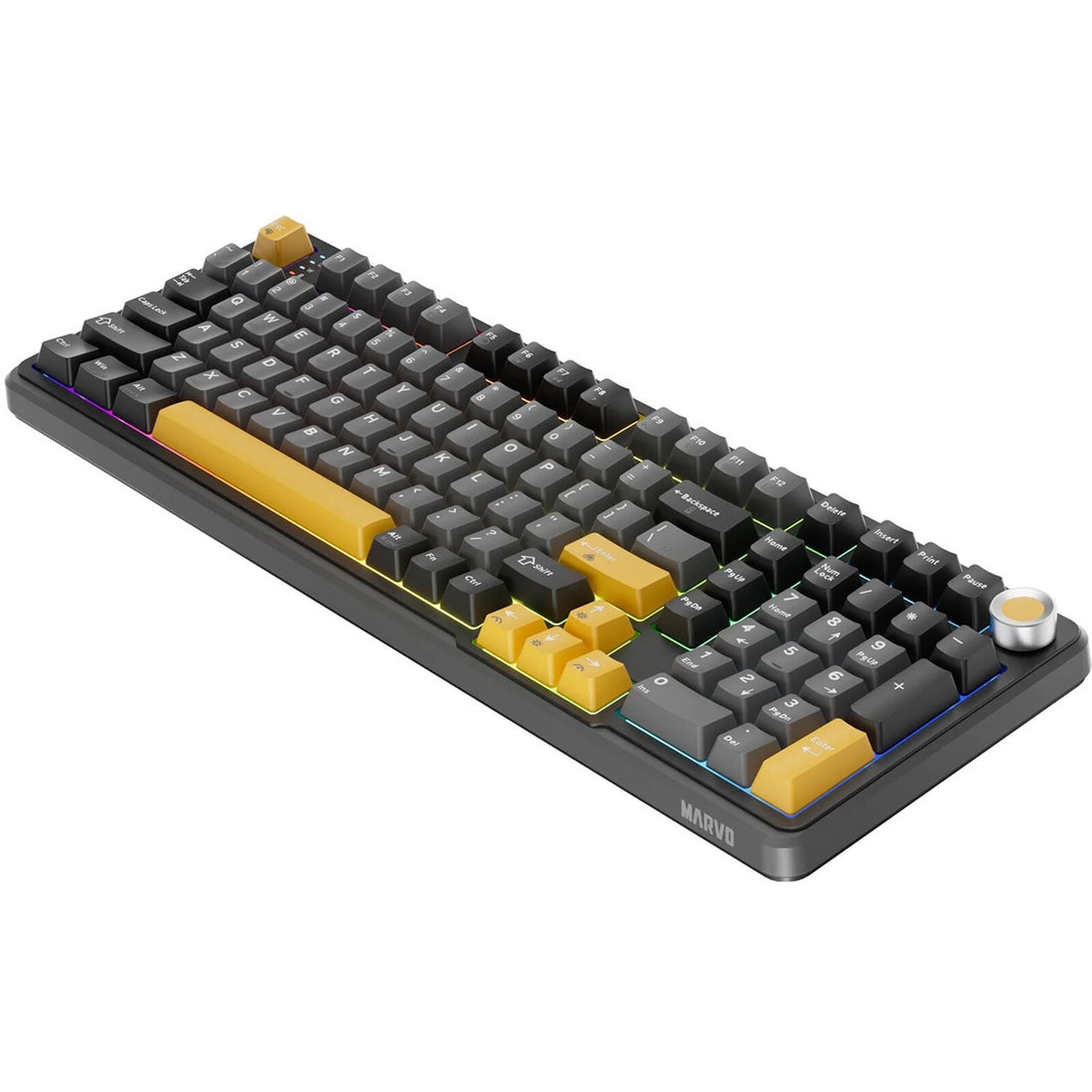 Marvo Titan 98 KG986W Wireless Mechanical Gaming , Tri-Mode Connectivity, Wired, 2.4GHz & Bluetooth - image 3