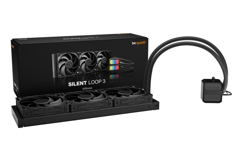 be quiet! Silent Loop 3 420mm ARGB Liquid CPU Cooler - Black