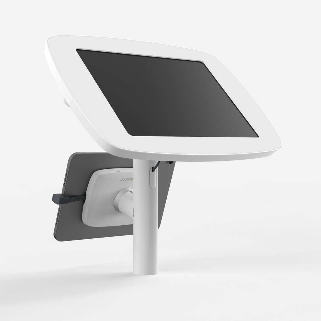 Bouncepad Original Twin | Apple iPad 8th & 9th Gen 10.2 (2020 - 2021) | White | Exposed Front Camera and Home