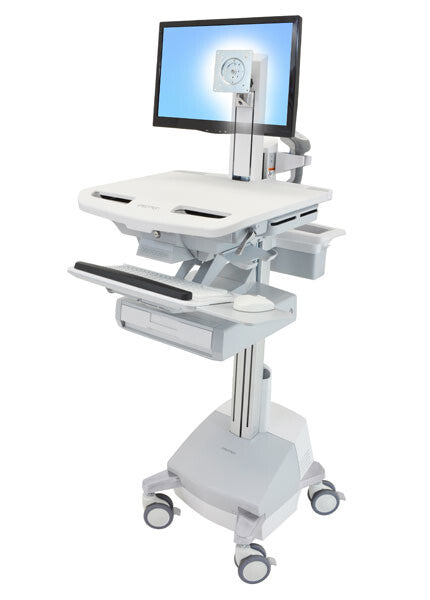 Ergotron StyleView Aluminium, Grey, White Flat panel Multimedia cart