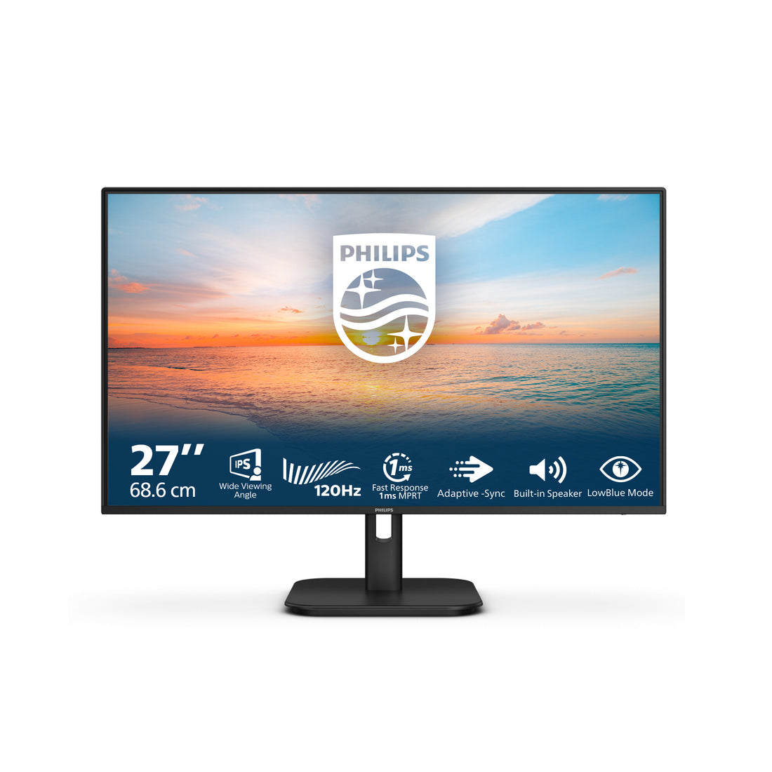 Philips 27E1N1200A/00 computer monitor 27" 1920 x 1080 pixels Full HD LCD Black - image 2