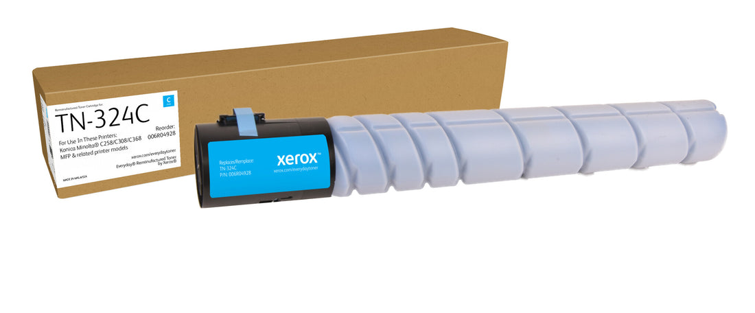 Everyday Cyan Remanufactured Toner by Xerox compatible with Konica Minolta A8DA430 (A8DA430), Standard